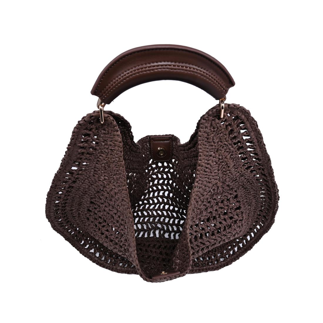 Woman wearing Chocolate Urban Expressions Camden Hobo 840504202995 View 9 | Chocolate