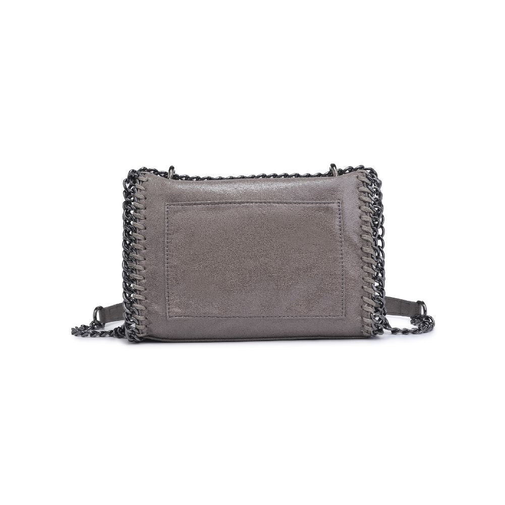 Product Image of Urban Expressions Mollie Shoulder Bag 818209012003 View 7 | Gunmetal