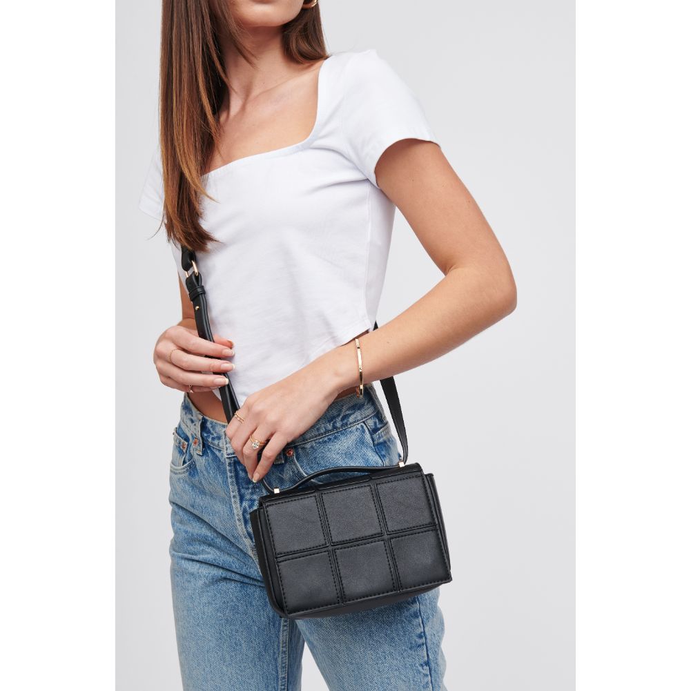 Woman wearing Black Urban Expressions Amanda Crossbody 818209016049 View 2 | Black