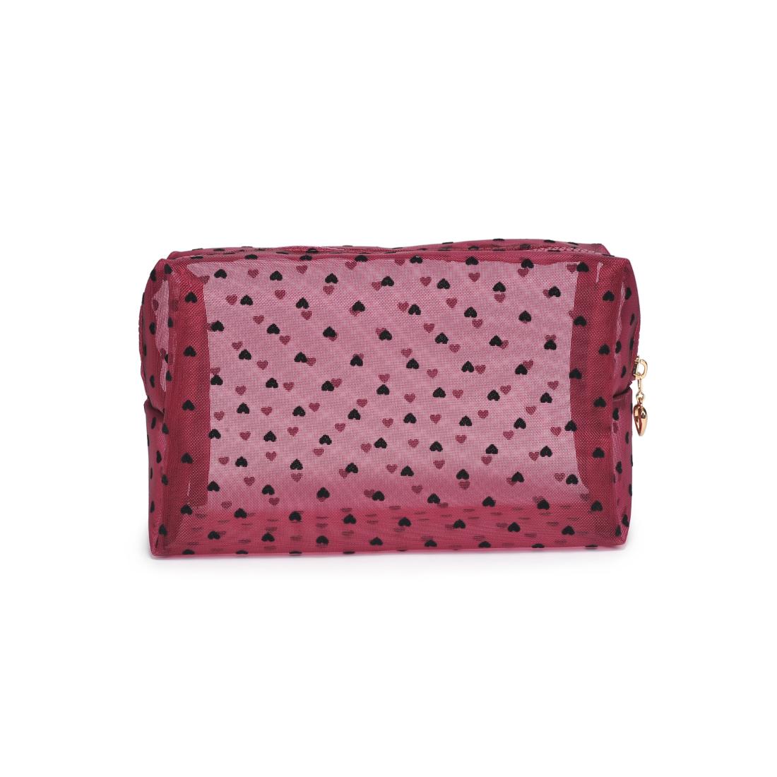 Urban Essentials See Through You Cosmetic & Travel Organizer Pouch 840611197061 View 7 | Hot Pink
