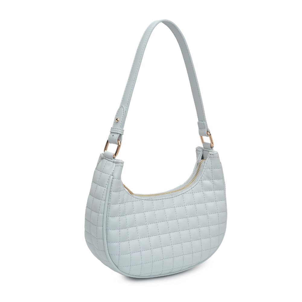 Product Image of Urban Expressions Sybil - Quilted Shoulder Bag 818209018807 View 6 | Ice Blue