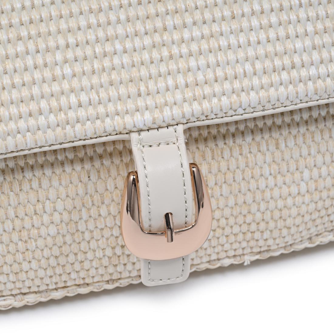 Urban Expressions Gloria - Straw Crossbody 840504205415 View 8 | Ivory