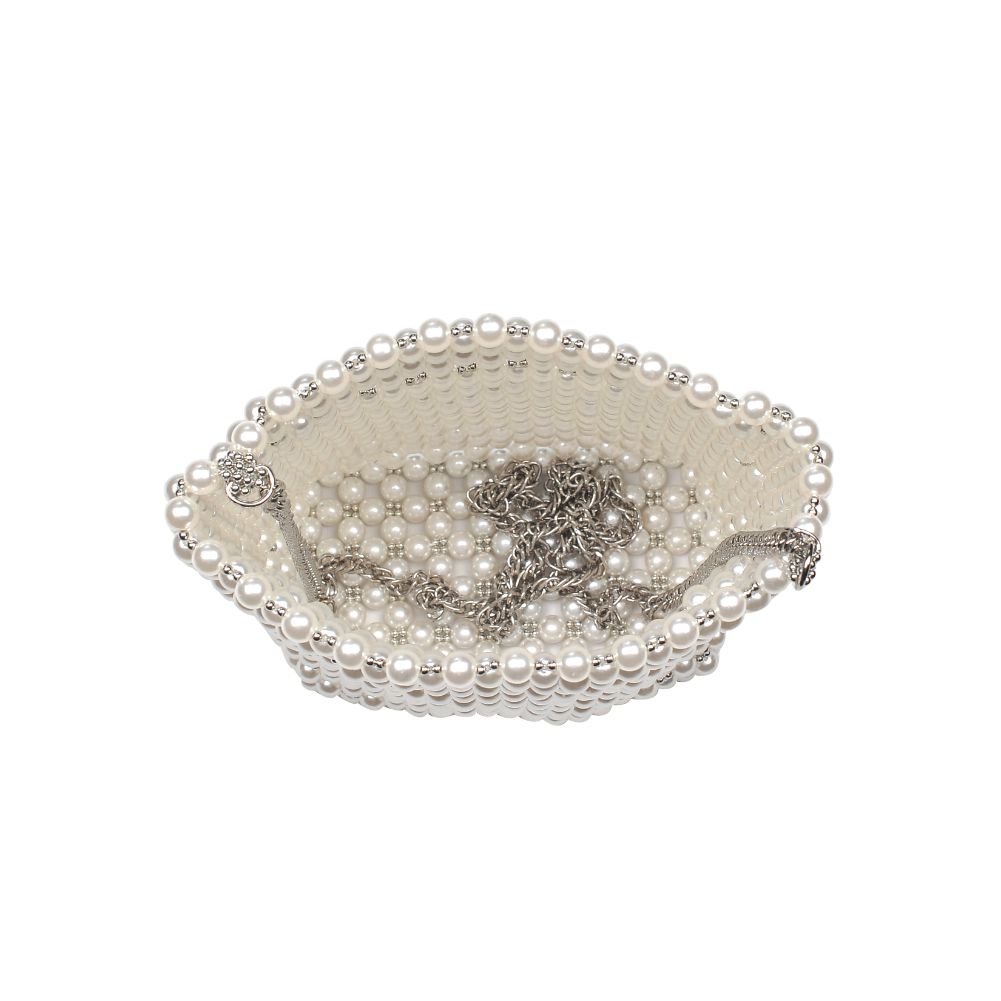 Product Image of Urban Expressions Irina Evening Bag 840611170606 View 4 | Pearl