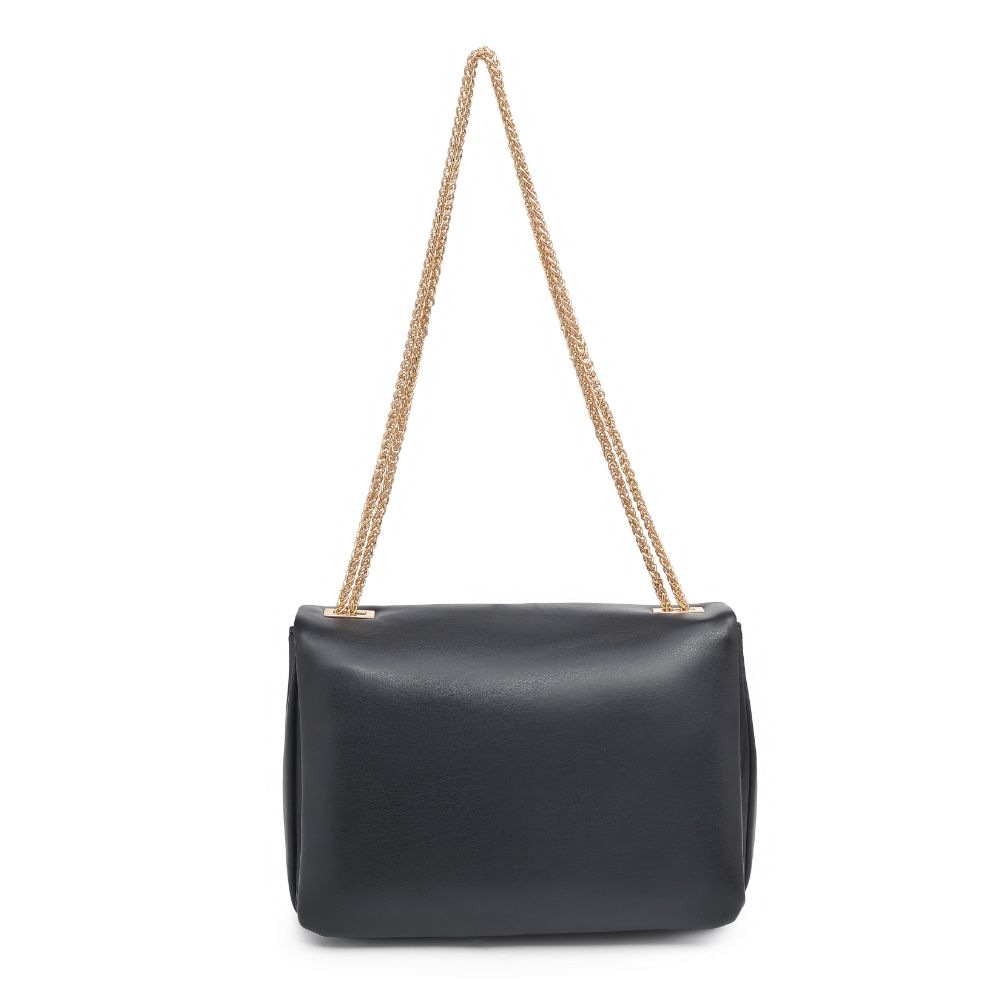 Woman wearing Black Urban Expressions Ribbon Crossbody 840611102805 View 7 | Black