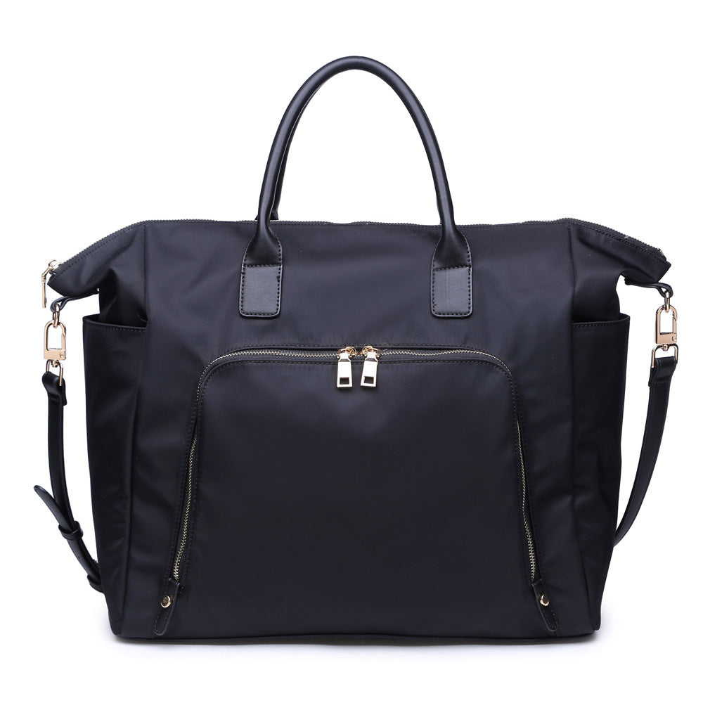 Product Image of Urban Expressions Leap Satchel 840611137982 View 1 | Black