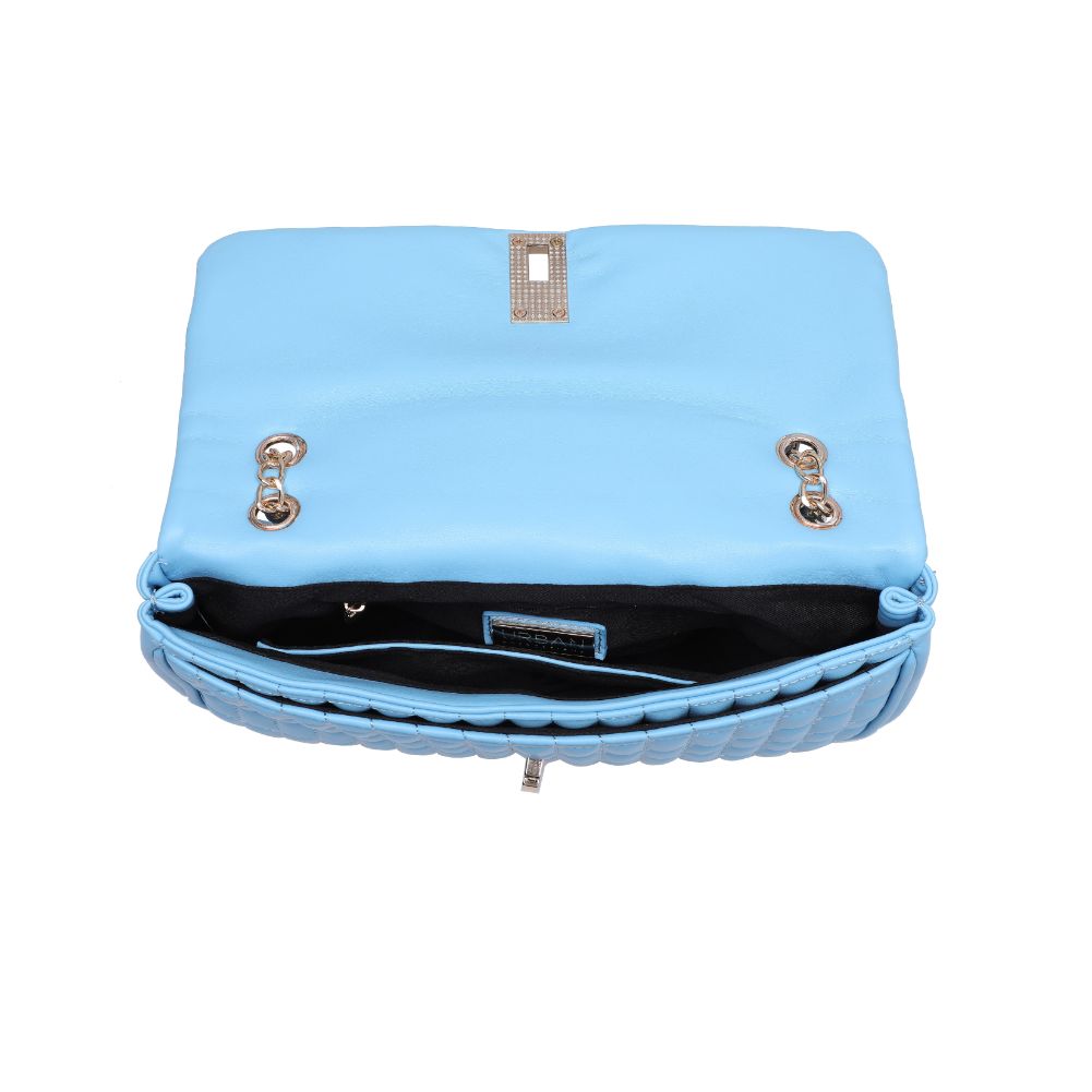 Woman wearing Sky Blue Urban Expressions Farah Crossbody 840611107138 View 9 | Sky Blue