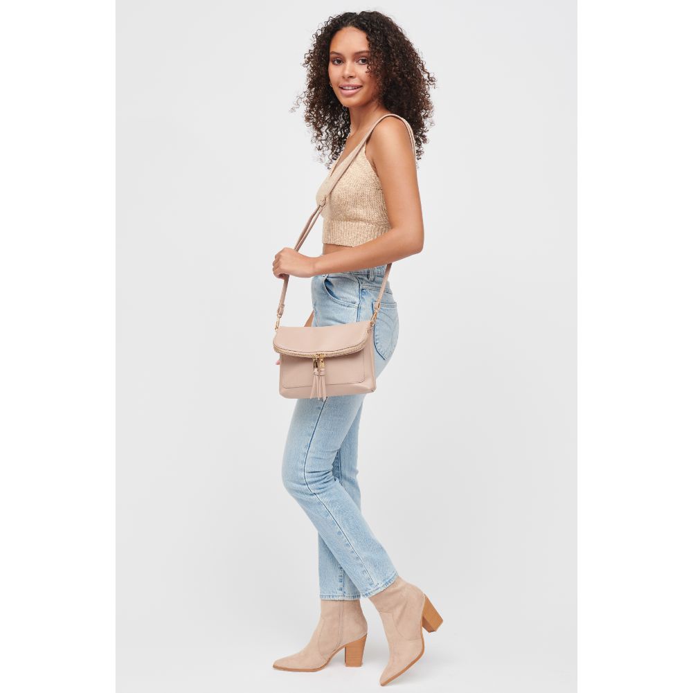 Woman wearing Natural Urban Expressions Debra Crossbody 840611184689 View 3 | Natural