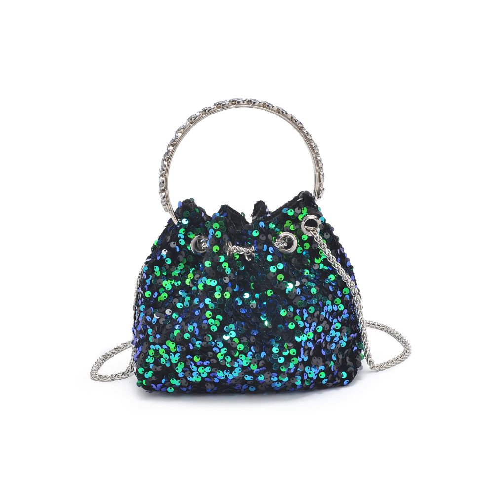 Woman wearing Peacock Urban Expressions Starsha Evening Bag 840611113498 View 7 | Peacock