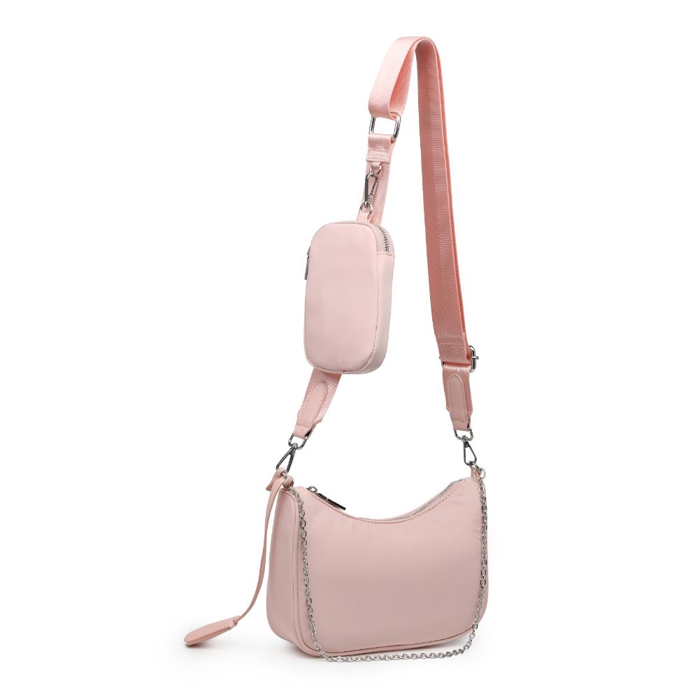 Product Image of Urban Expressions Joss - Nylon Crossbody 840611173737 View 2 | Pastel Pink