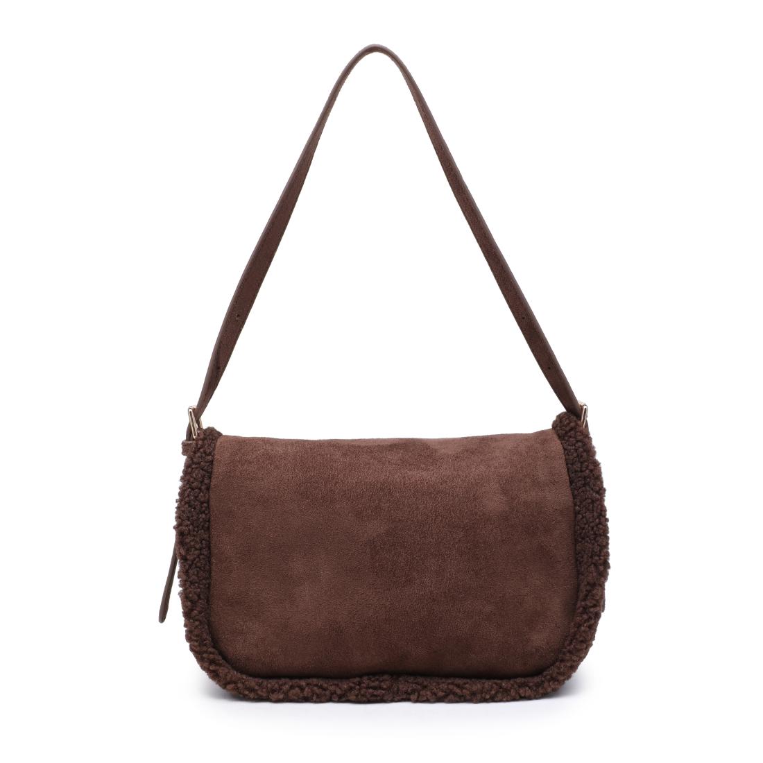 Urban Expressions Zaria Shoulder Bag 840504213335 View 3 | Chocolate