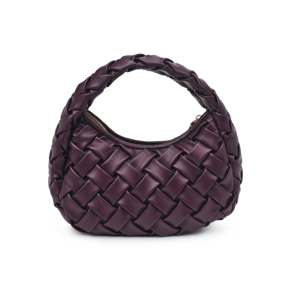 Woman wearing Wine Urban Expressions Noreen Clutch 840611193667 View 7 | Wine