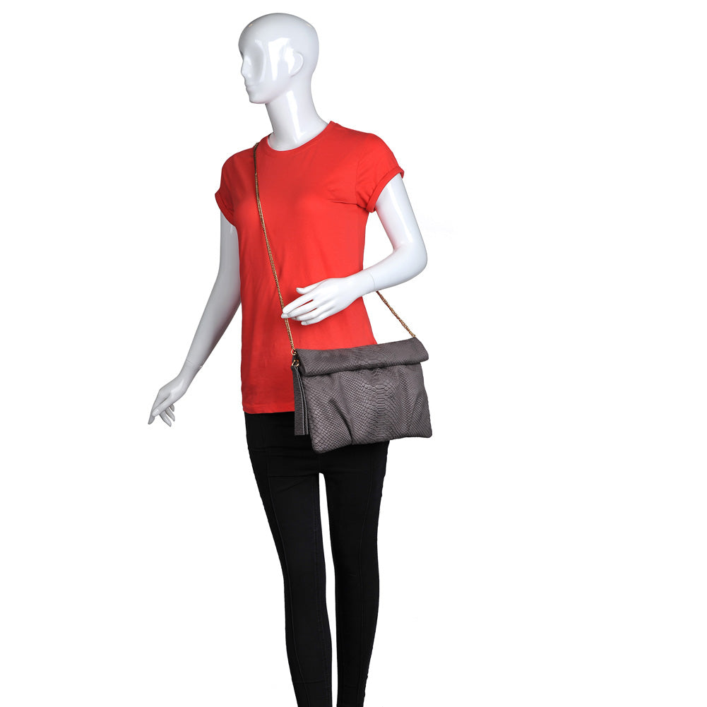 Product Image of Urban Expressions Natalia Clutch NA-840611150769 View 5 | Grey