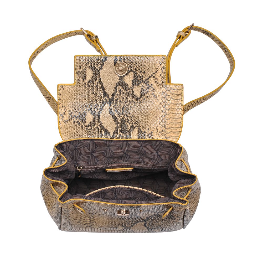 Product Image of Urban Expressions Turner Backpack 840611177025 View 8 | Mustard