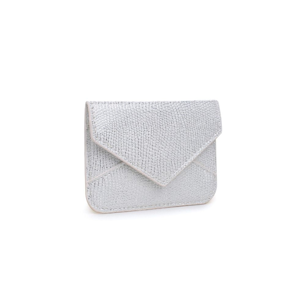 Woman wearing White Urban Expressions Fifi Exotic Card Holder NA-840611124296 View 7 | White