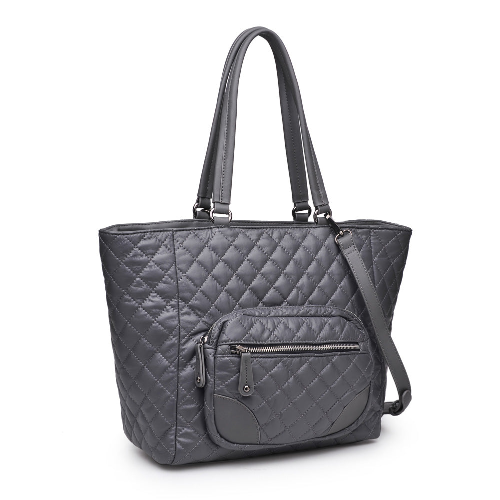 Product Image of Urban Expressions Plank Tote NA-840611154699 View 2 | Grey