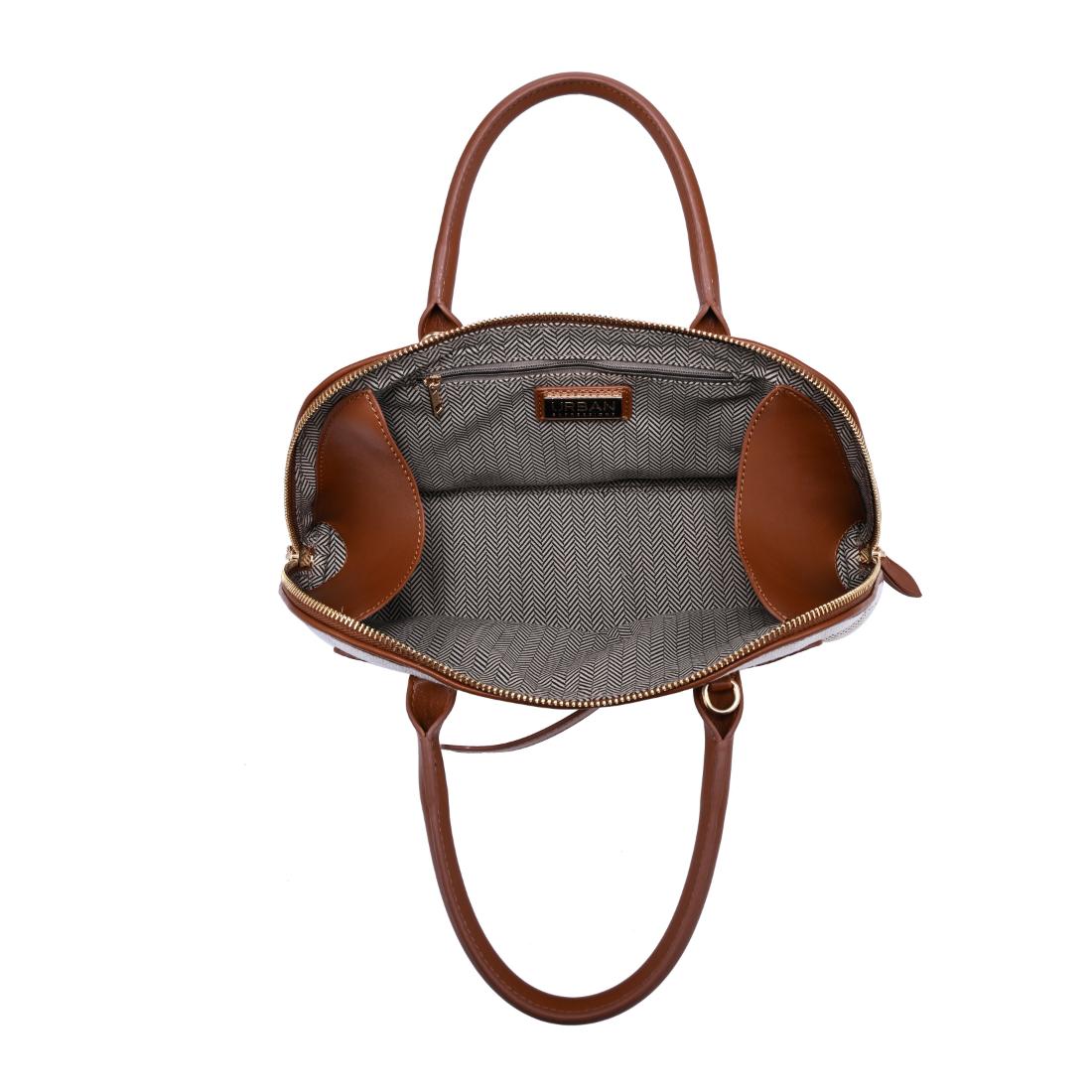Woman wearing Ivory Tan Urban Expressions Amelia Crossbody 840504207877 View 9 | Ivory Tan