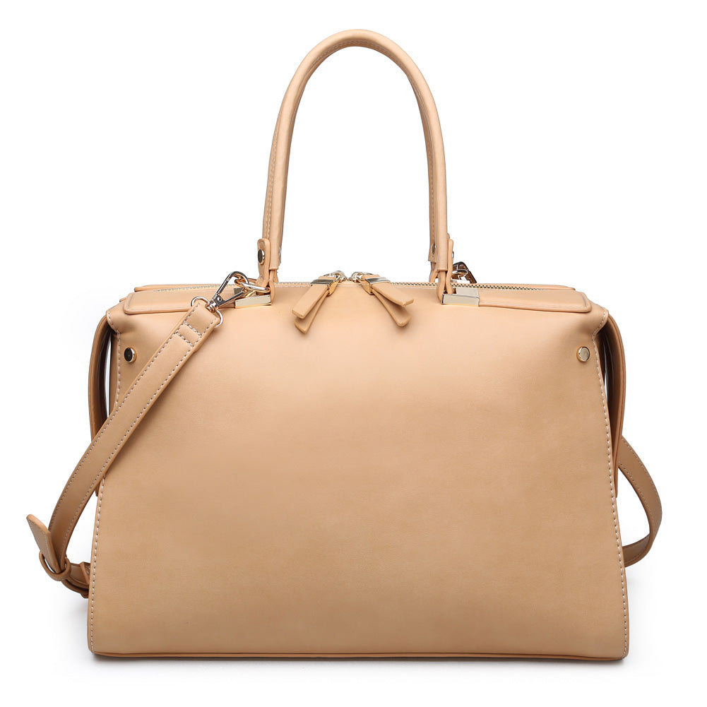 Product Image of Urban Expressions Nadia Satchel NA-840611149893 View 1 | Mustard