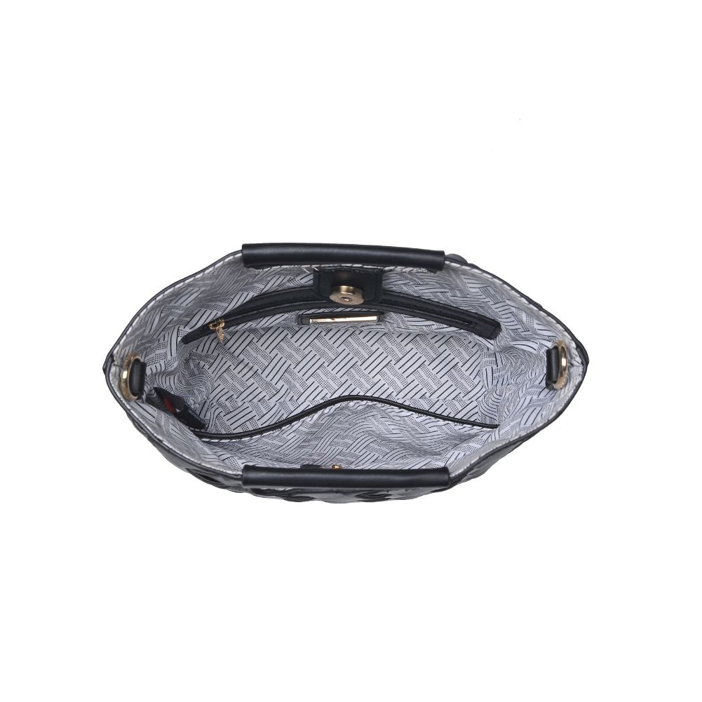 Product Image of Urban Expressions Liana Handbag 840611169815 View 4 | Black