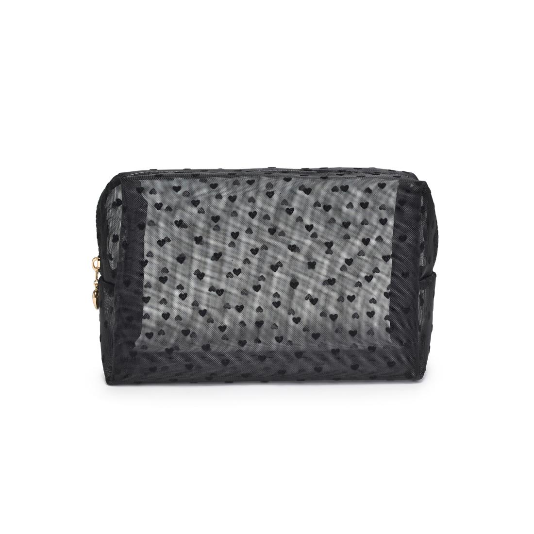 Urban Essentials See Through You Cosmetic & Travel Organizer Pouch 840611197078 View 5 | Black