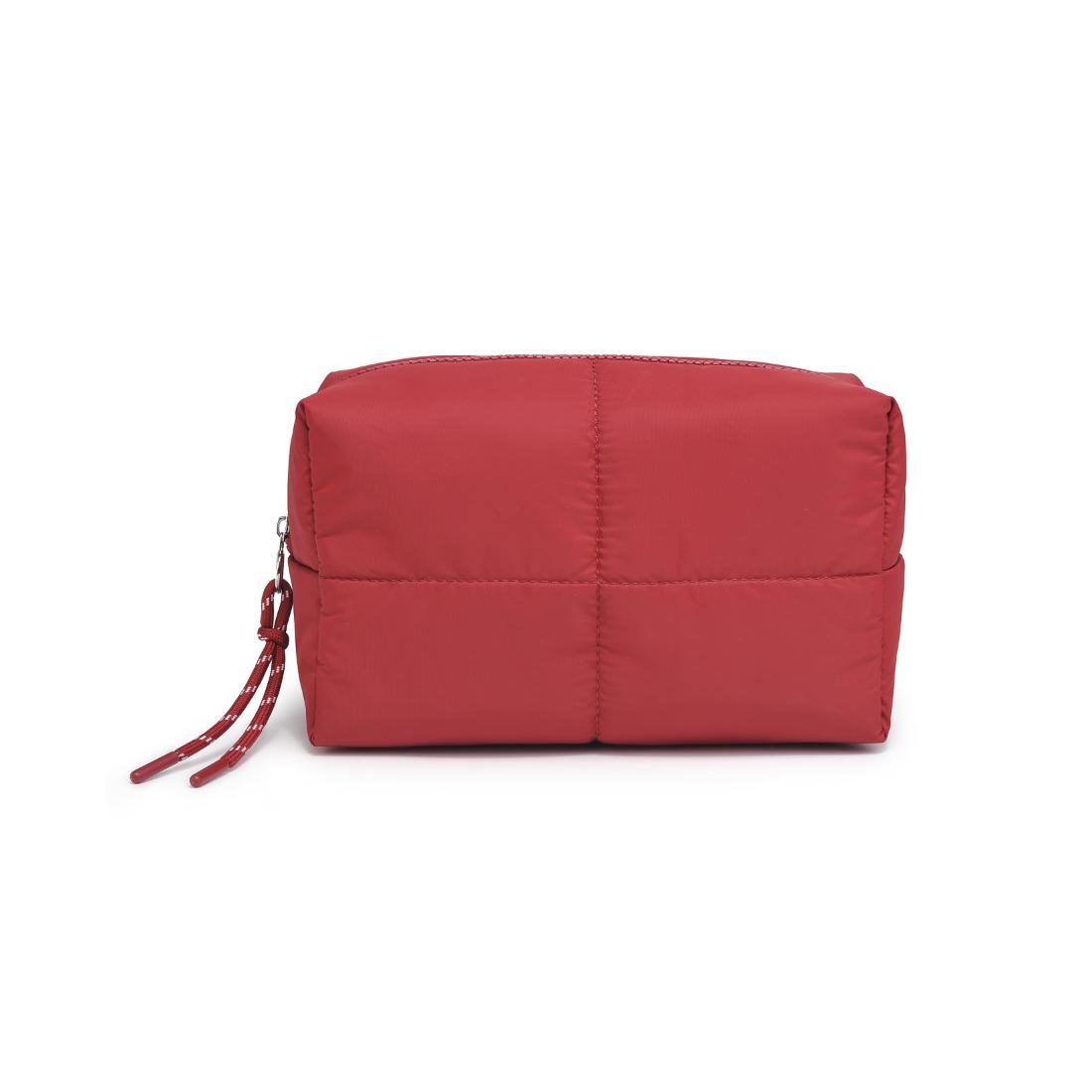 Urban Essentials Daydreamer - Nylon Cosmetic & Travel Organizer Pouch 840611197610 View 5 | Burgundy