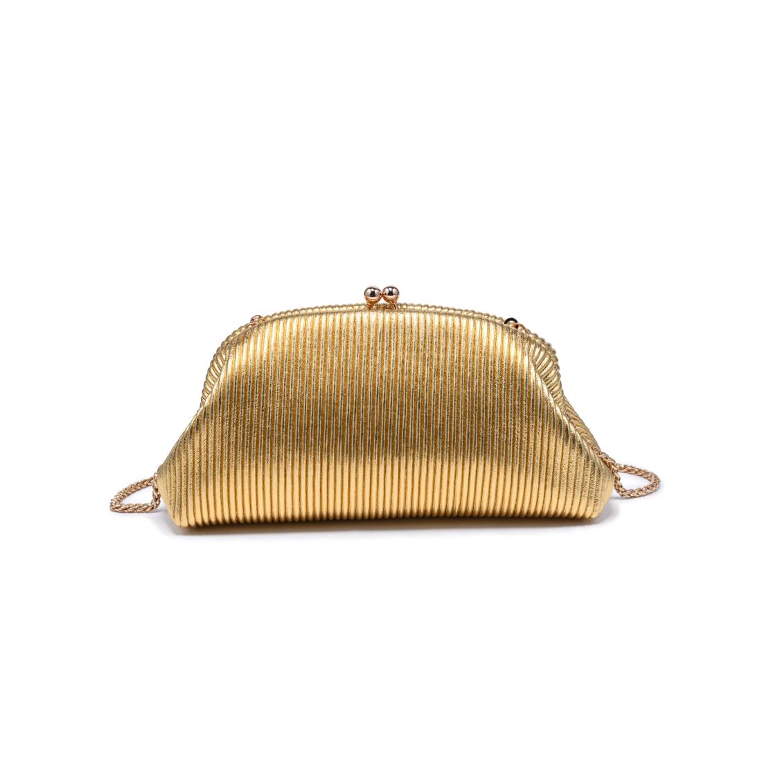 Urban Expressions Coraline Clutch 840504215018 View 3 | Gold