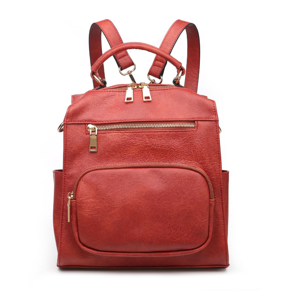 Product Image of Urban Expressions Miles Backpack NA-840611166760 View 1 | Rust