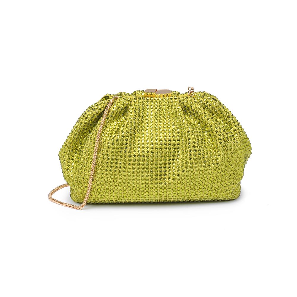 Woman wearing Lime Urban Expressions Arielle Evening Bag 840611161918 View 5 | Lime