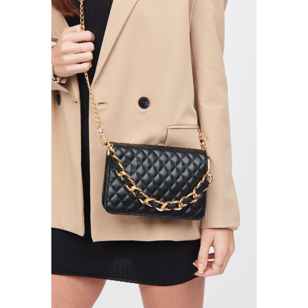 Woman wearing Black Urban Expressions Karolina Crossbody 818209017206 View 1 | Black