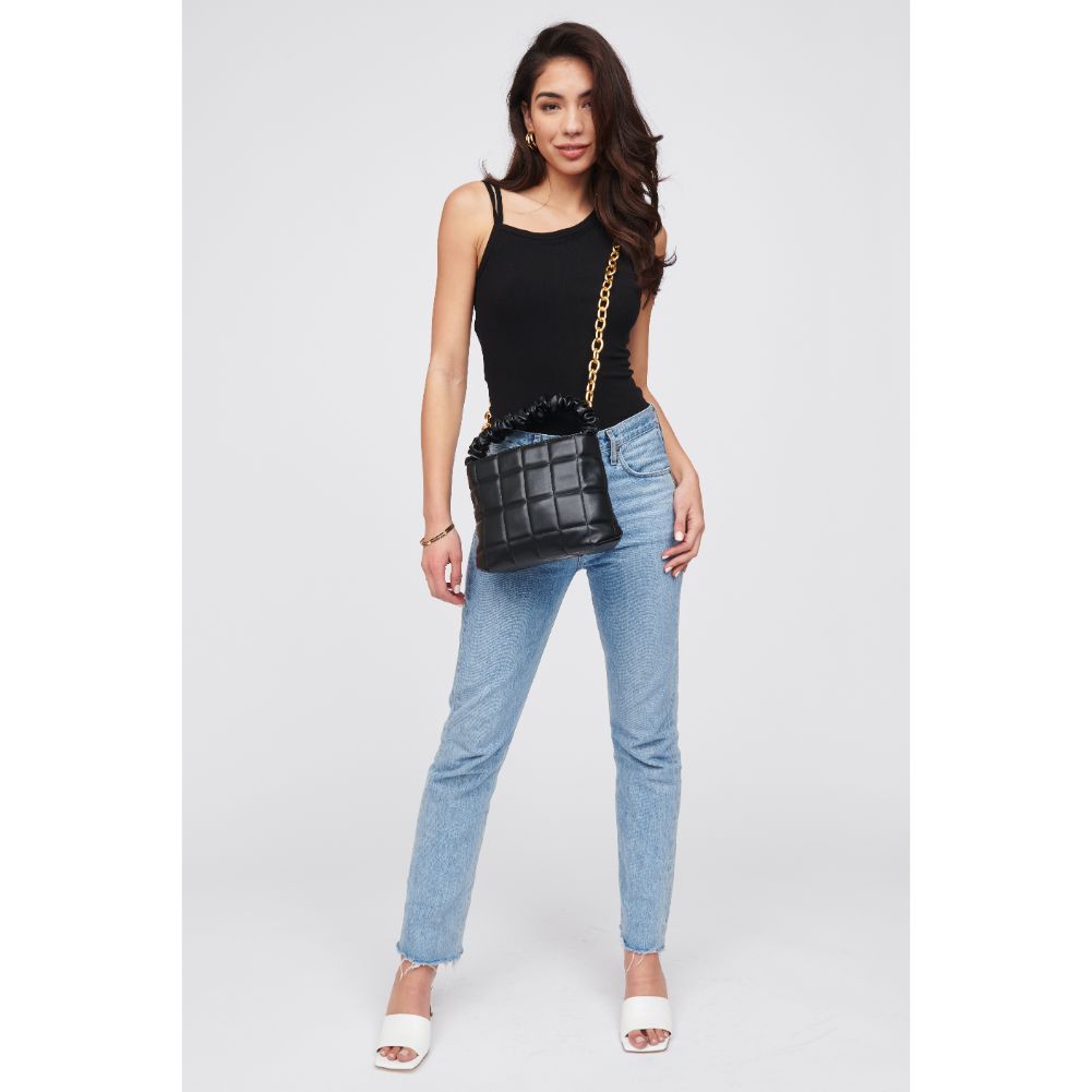 Woman wearing Black Urban Expressions Bexley Crossbody 818209015899 View 3 | Black