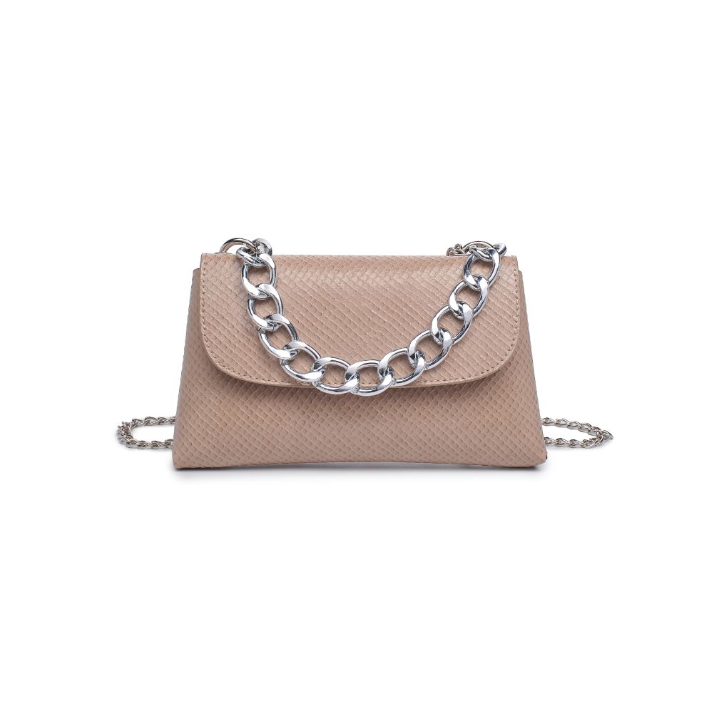 Woman wearing Nude Urban Expressions Teagan Crossbody 818209011600 View 5 | Nude