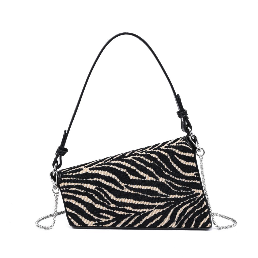 Urban Expressions Fatima - Zebra Shoulder Bag 840504214103 View 3 | Zebra
