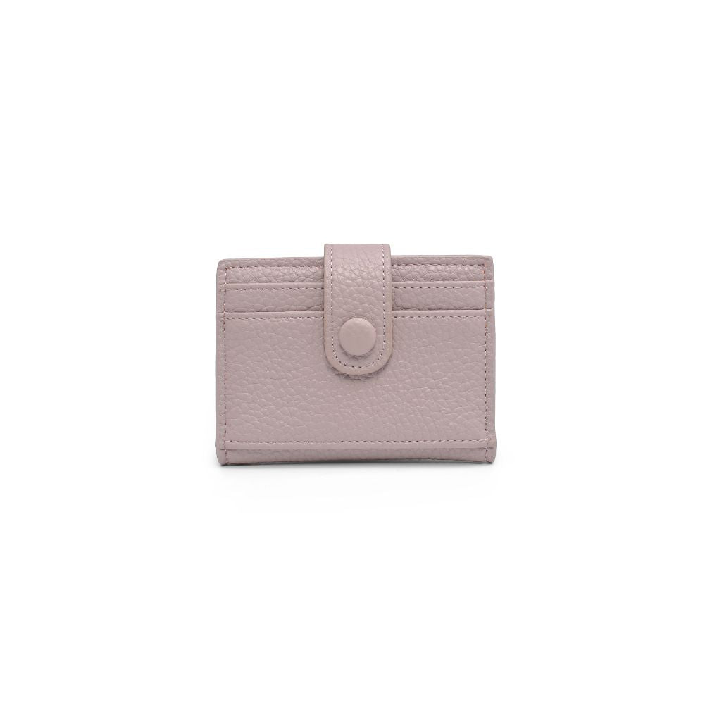 Woman wearing Lavender Urban Expressions Lola Card Holder 840611176417 View 5 | Lavender