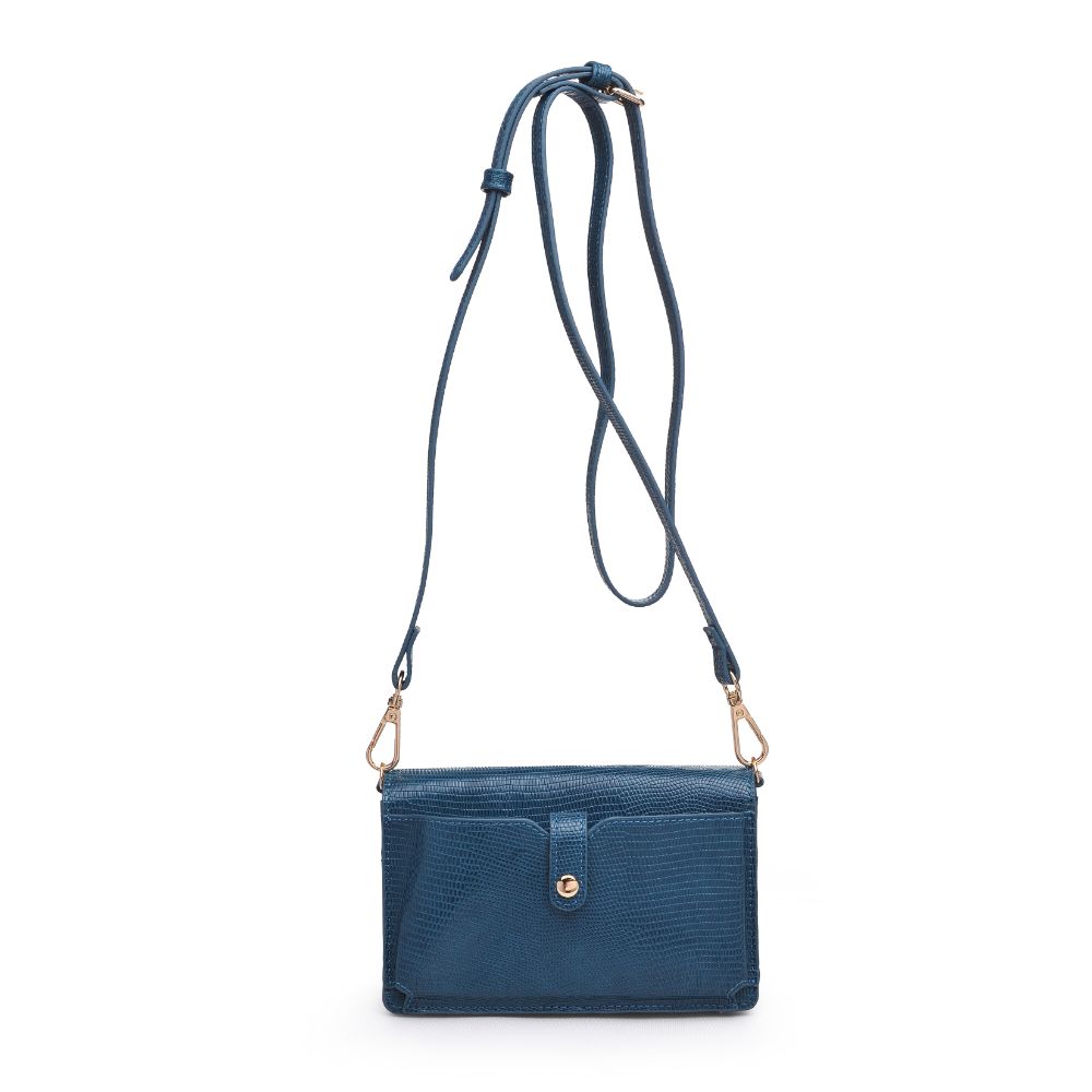 Product Image of Urban Expressions Emma Lizard Crossbody 840611173928 View 3 | Emerald