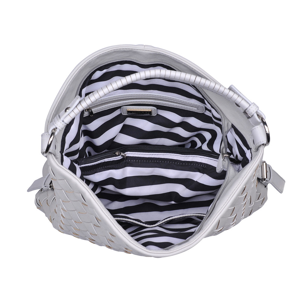 Product Image of Urban Expressions Quincy Hobo NA-840611158901 View 4 | Dove Grey
