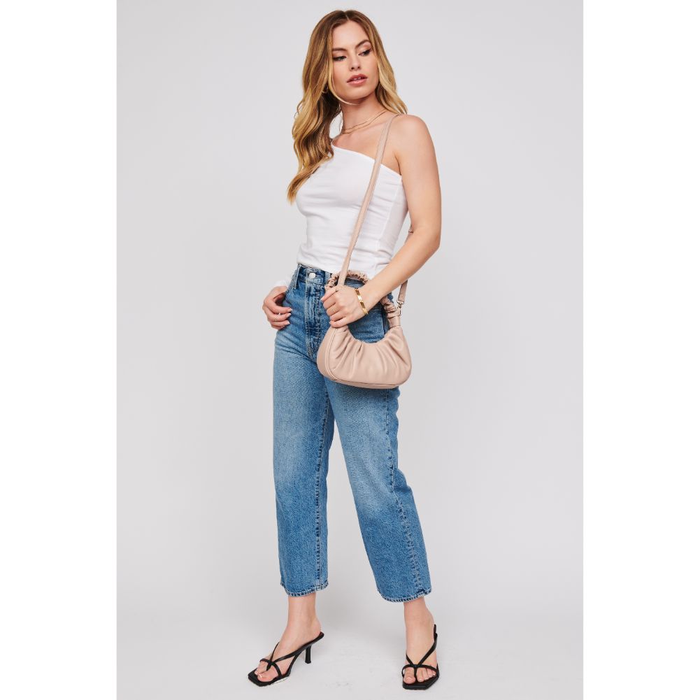 Woman wearing Natural Urban Expressions Oliveta Shoulder Bag 840611176479 View 4 | Natural