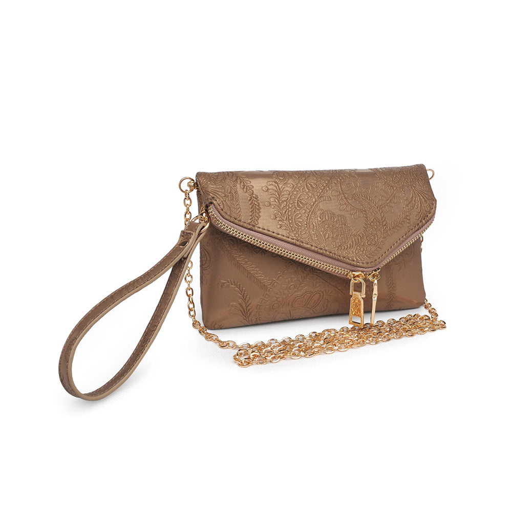 Product Image of Urban Expressions Lucy Floral Wristlet NA-840611151551 View 2 | Gold