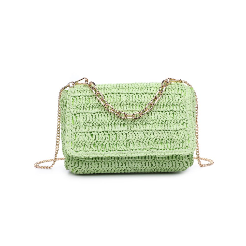 Woman wearing Pistachio Urban Expressions Catalina Crossbody 840611111319 View 5 | Pistachio