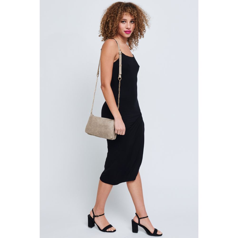 Woman wearing Natural Urban Expressions Jones Crossbody 840611180308 View 4 | Natural