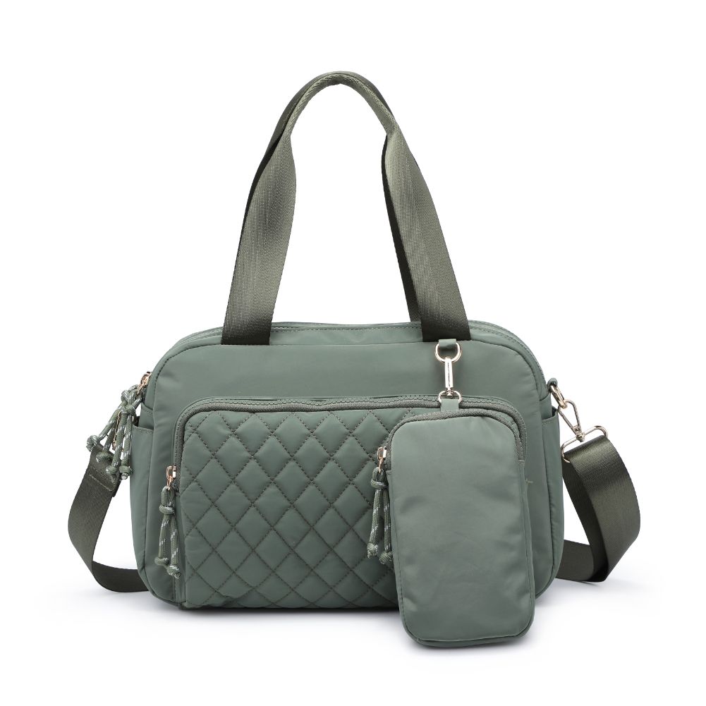 Product Image of Urban Expressions Payton Crossbody 840611180575 View 5 | Sage