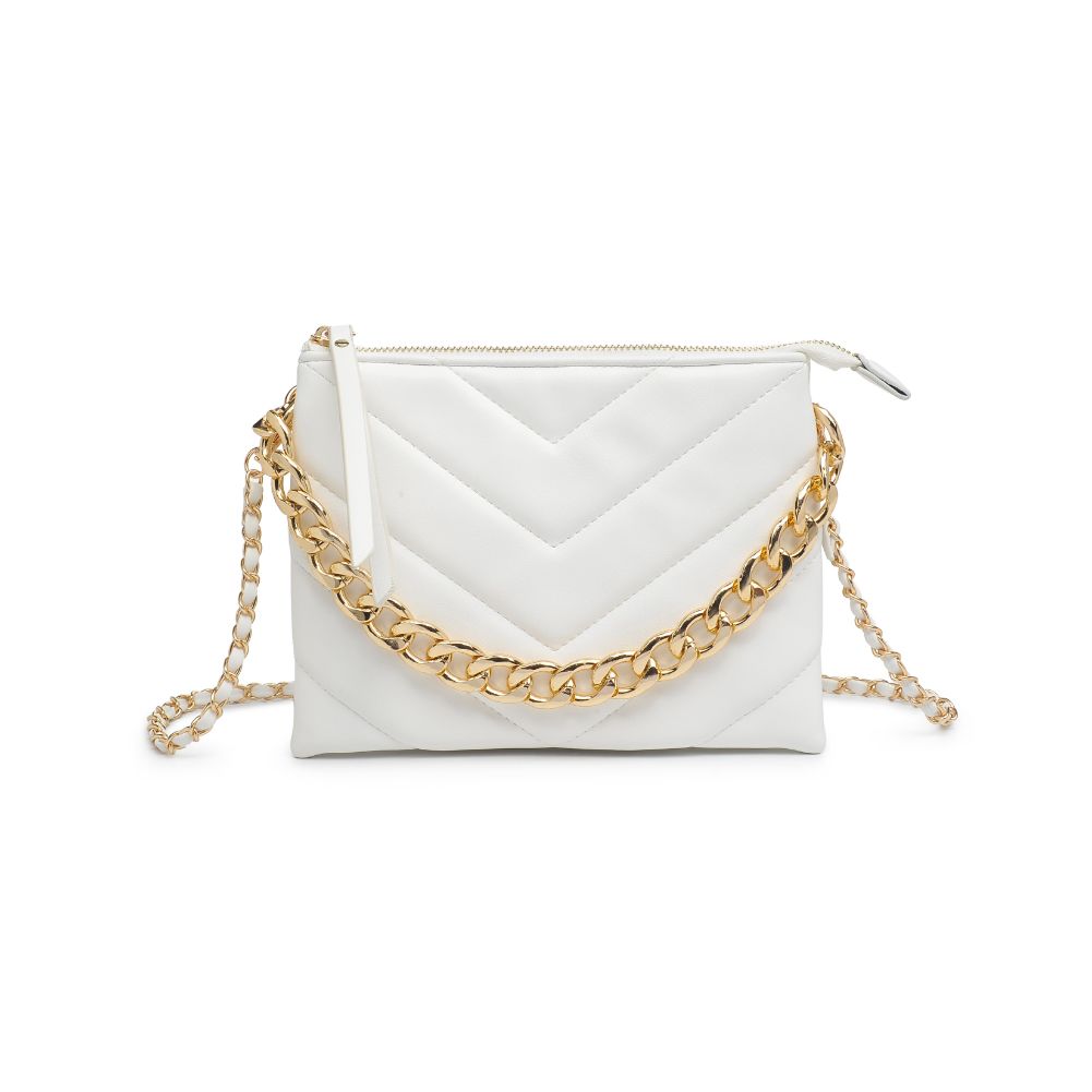 Product Image of Urban Expressions Andie Crossbody 818209015615 View 5 | White