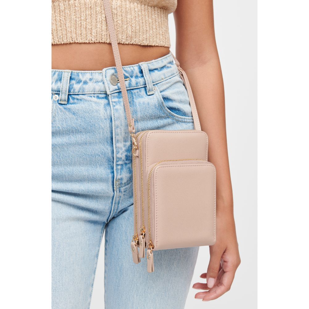 Woman wearing Natural Urban Expressions Jorgie Crossbody 840611182630 View 2 | Natural