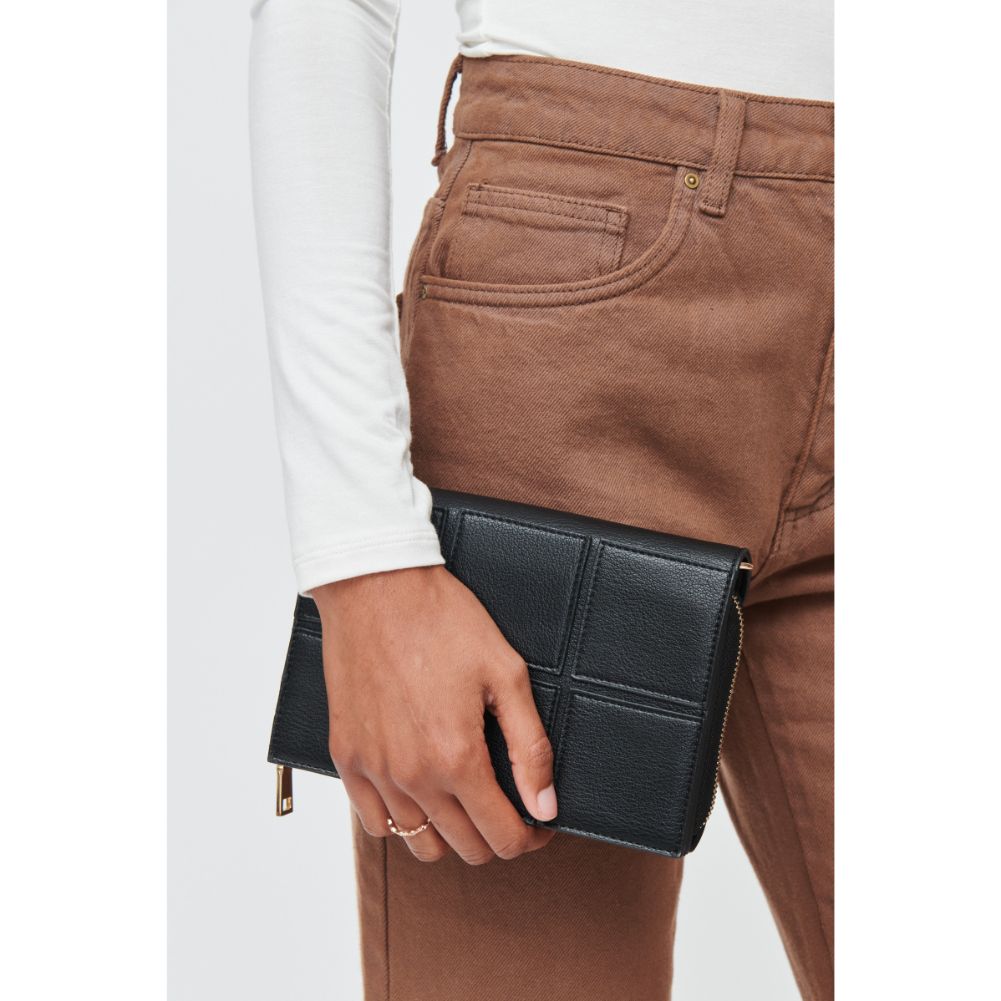 Woman wearing Black Urban Expressions Raelynn Crossbody 840611103895 View 3 | Black