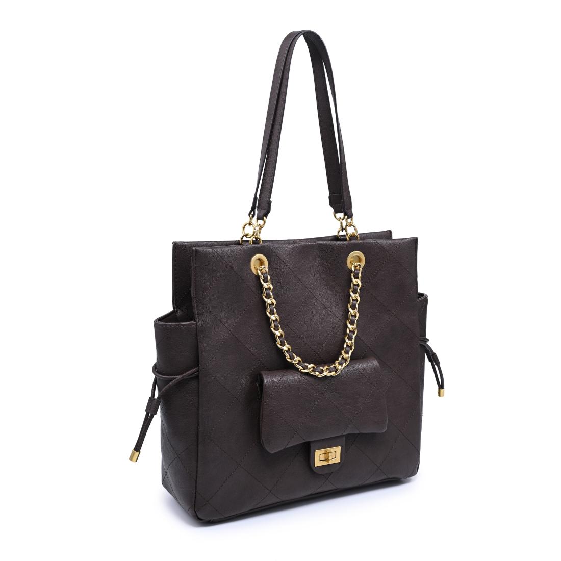 Urban Expressions Hudson Tote 840504205125 View 6 | Chocolate