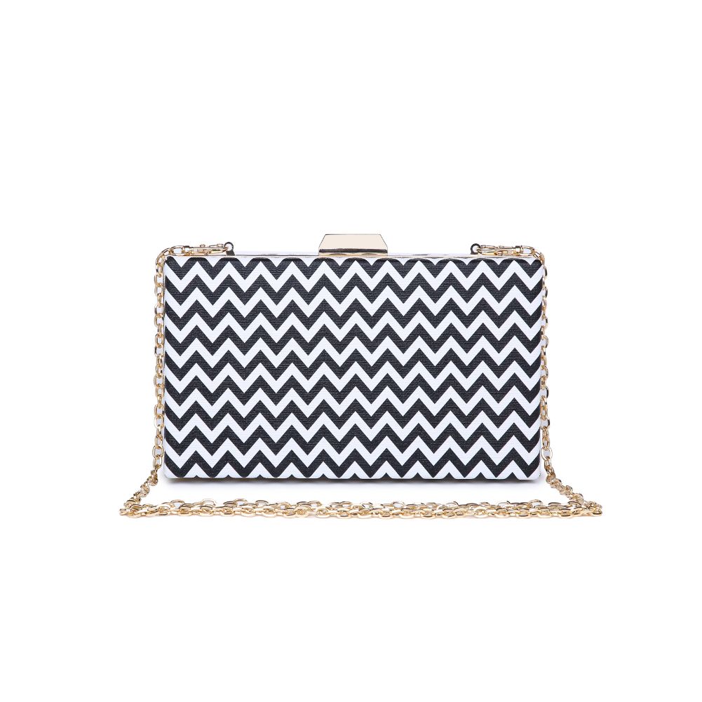 Product Image of Urban Expressions Malta Houndstooth Evening Bag NA-840611161062 View 1 | Houndstooth