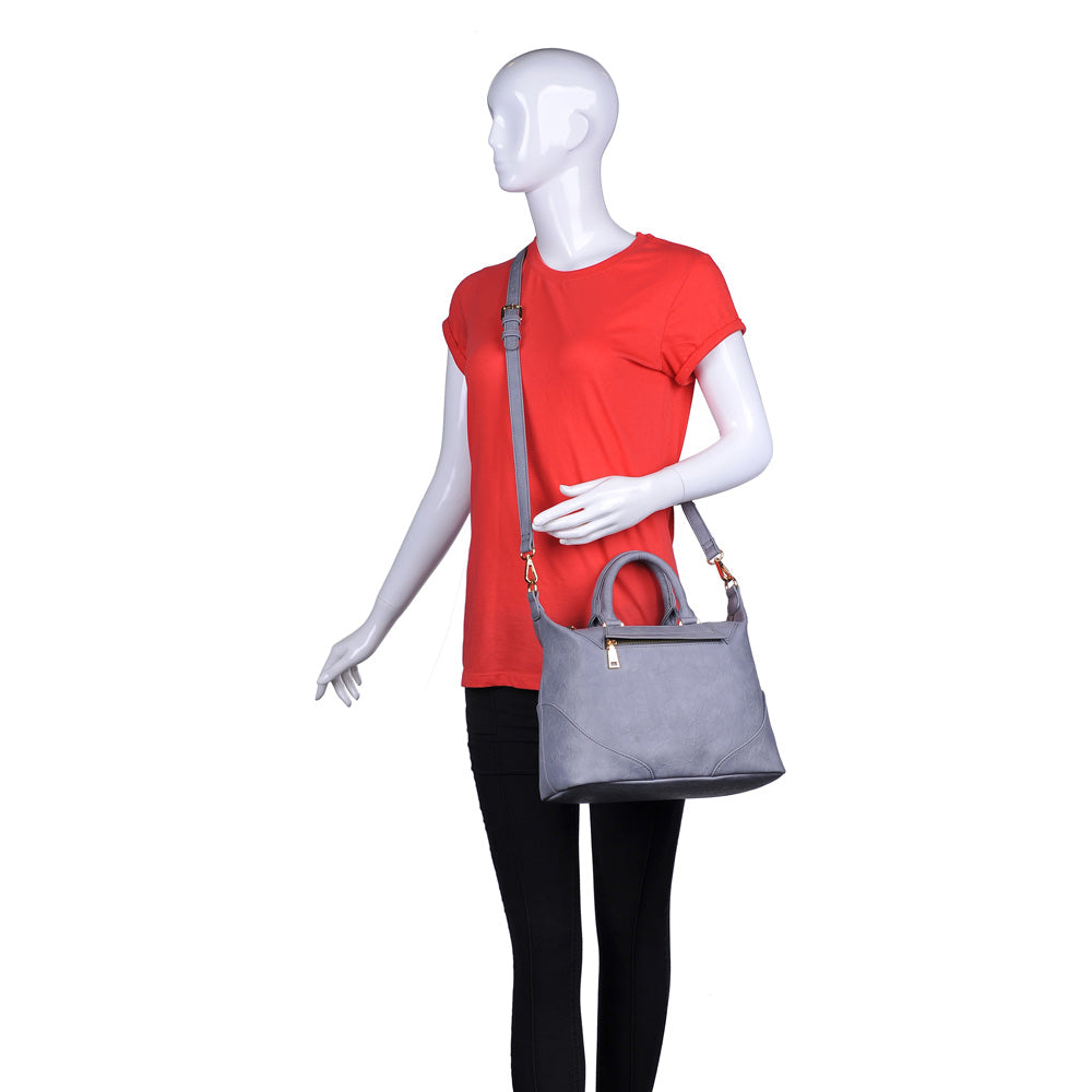 Product Image of Urban Expressions Hayden Satchel NA-840611160096 View 5 | Slate