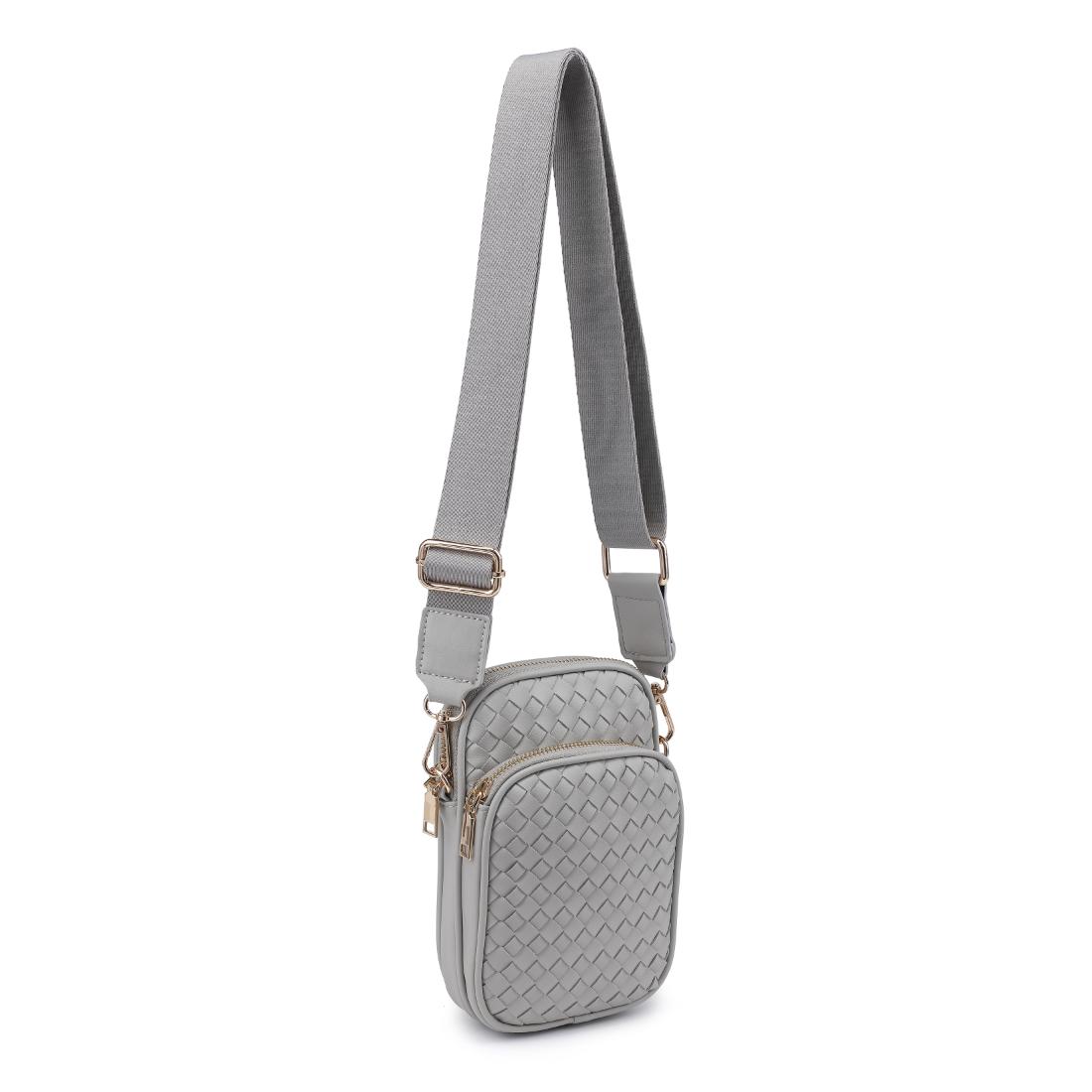 Product Image of Urban Expressions Celeste Crossbody 840611147714 View 6 | Grey