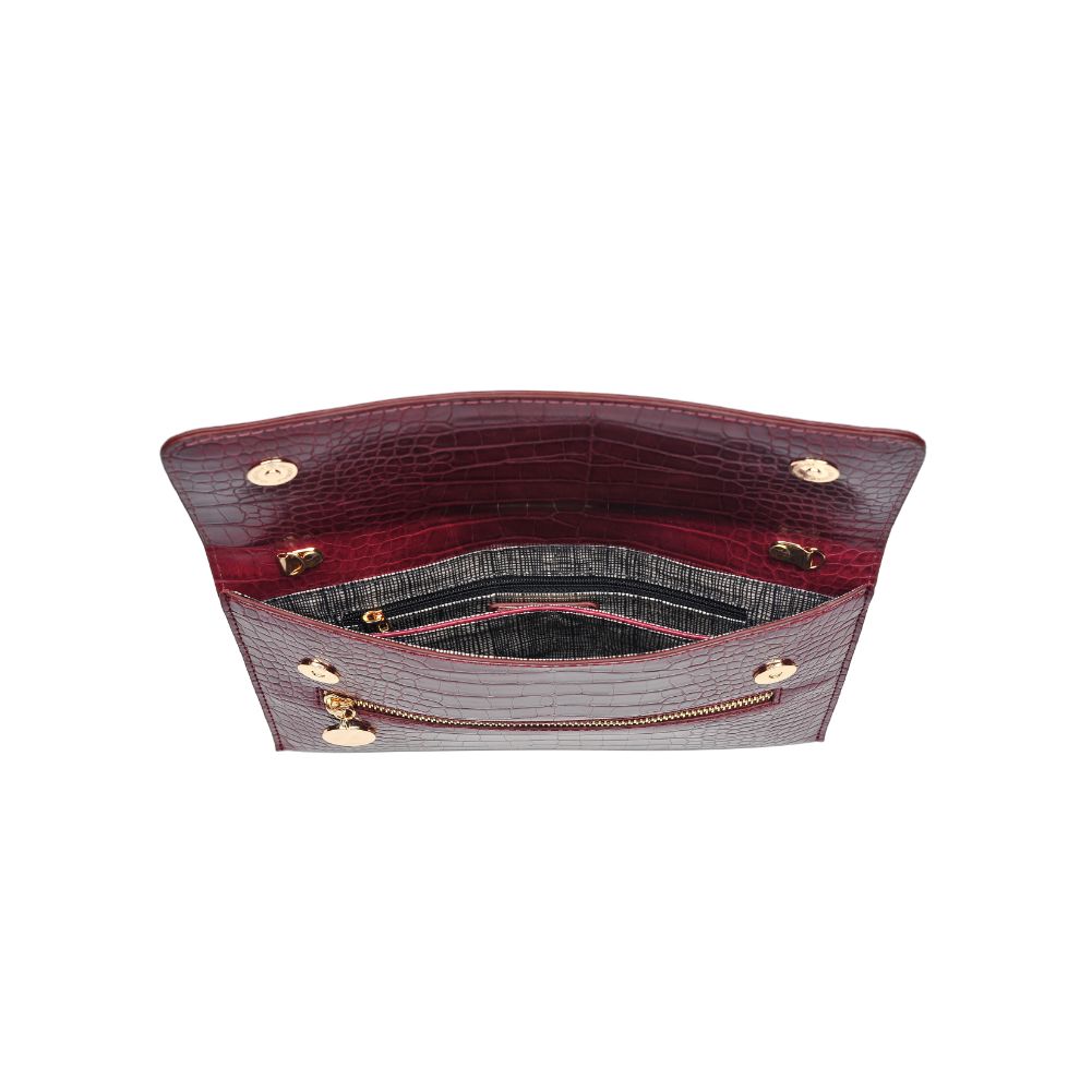 Product Image of Urban Expressions Evette Clutch 840611165527 View 4 | Burgundy