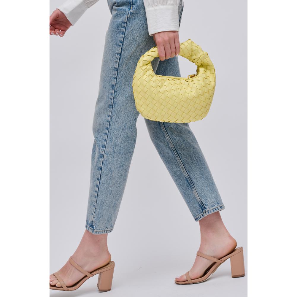 Woman wearing Butter Urban Expressions Tracy - Woven Clutch 840611121905 View 1 | Butter