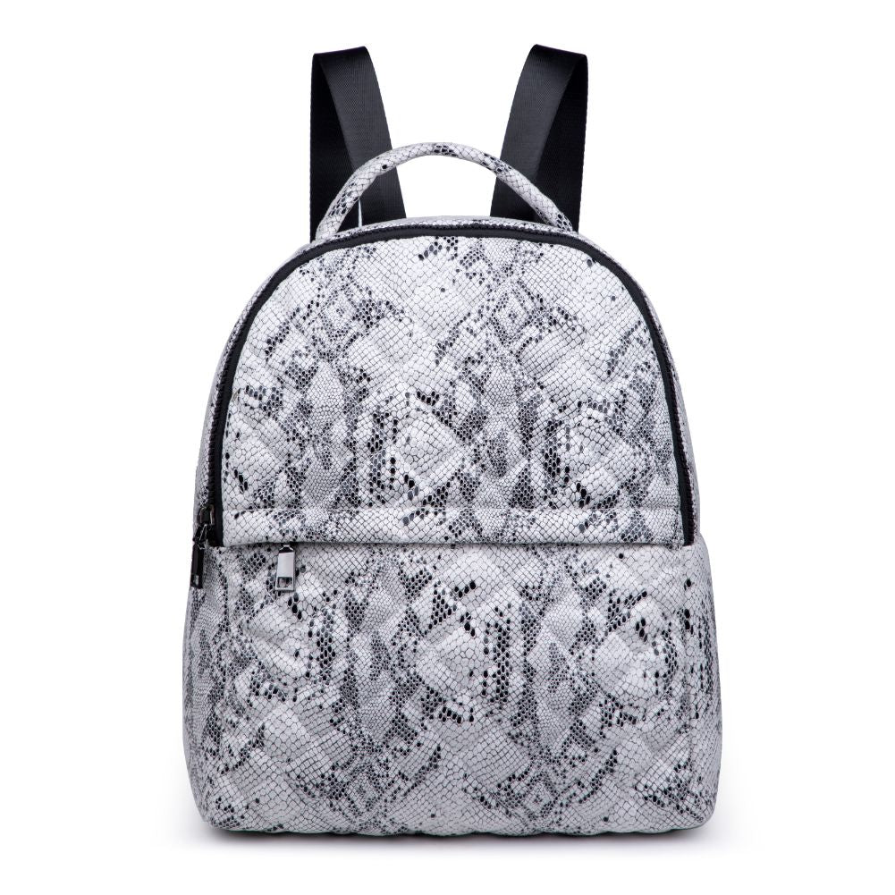 Product Image of Urban Expressions Sasha Backpack 840611175687 View 1 | White Black