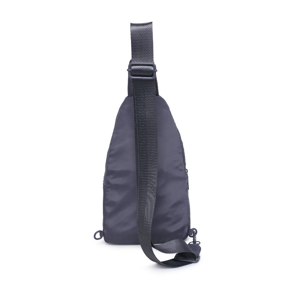 Woman wearing Slate Urban Expressions Walker - Nylon Sling Backpack 840611114389 View 7 | Slate